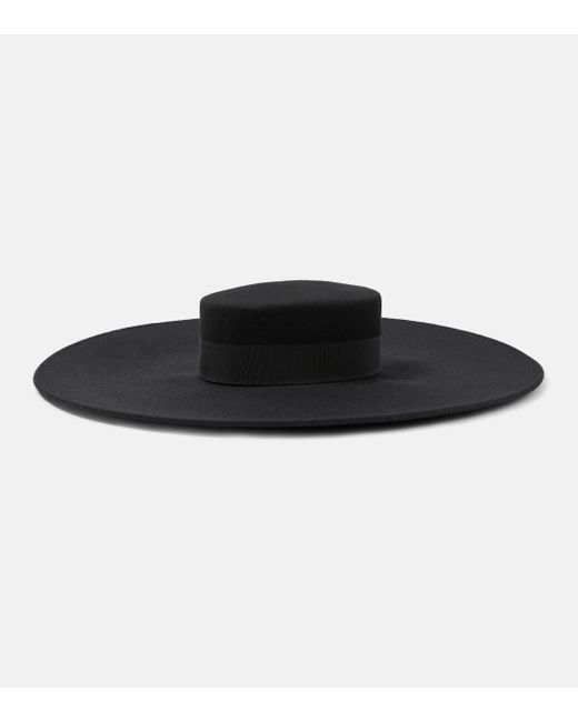 Nina Ricci Black Wool Hat