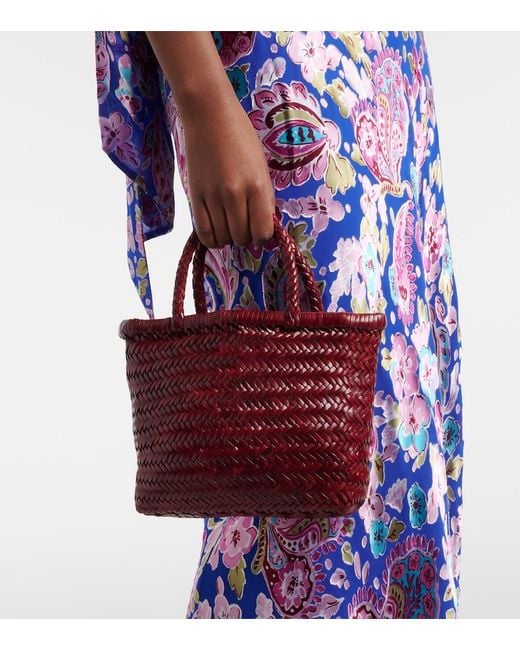 Rixo Red X Dragon Diffusion Lysia Mini Top-Handle Bag