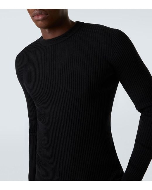 Dolce & Gabbana Black Virgin Wool Top for men
