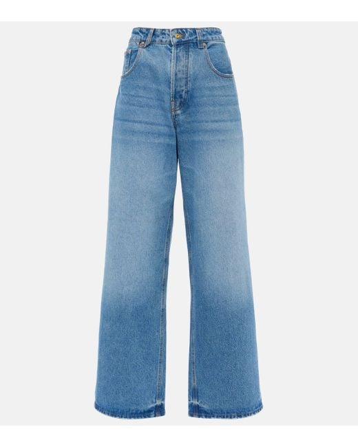 Jacquemus Blue Le De-nimes Large Wide-leg Jeans