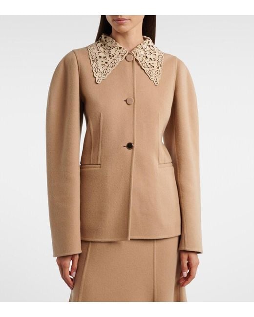 Gabriela Hearst Brown Daelan Cashmere Jacket
