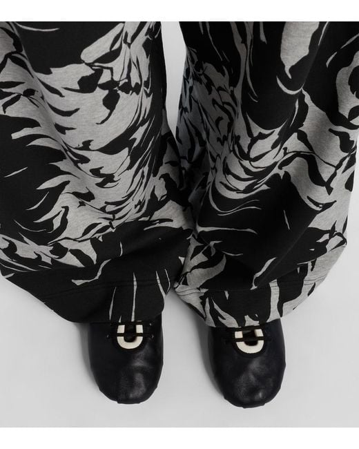 Dries Van Noten Black Leather Sneakers