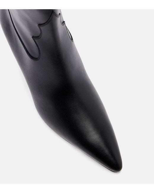Le Monde Beryl Black Camille 70 Leather Boots