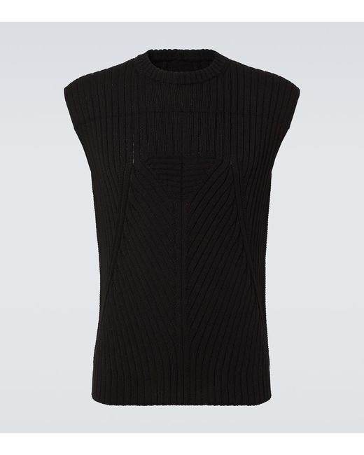 Rick Owens Pullunder Aus Baumwoll-Jersey in Black für Herren