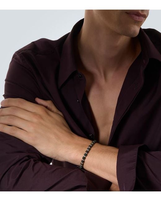 Bracelet Spiritual Beads En Or 18 Ct, Pierres De Sang Et Diamants David Yurman pour homme en coloris Metallic