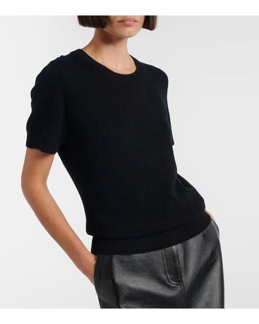 Jersey De Cachemir Jardin Des Orangers de color Black