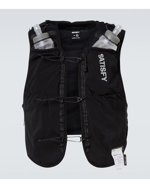 Satisfy Black X Hydrapak Vest And Flasks Set for men
