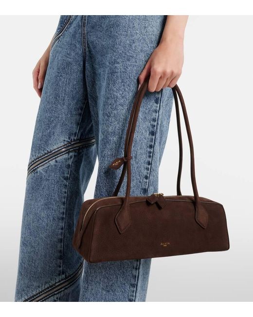 Borsa A Spalla Le Teckel Medium di Alaïa in Brown