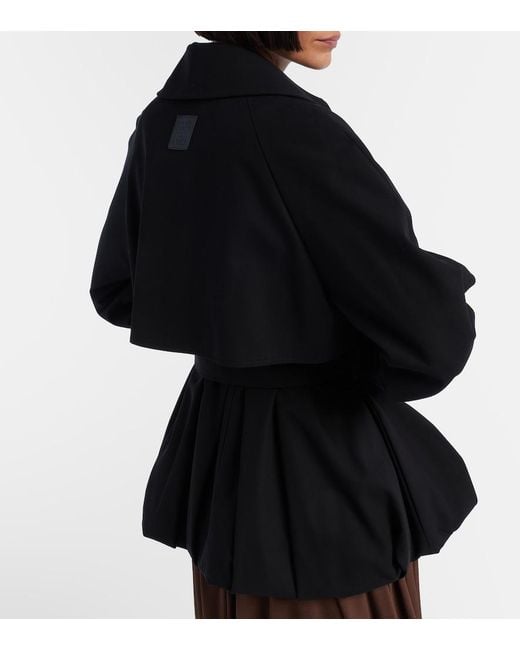 Loewe Black Balloon Cotton Jacket
