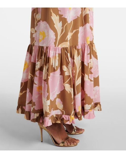 LaDoubleJ Multicolor Visconti Silk Crepe De Chine Maxi Dress