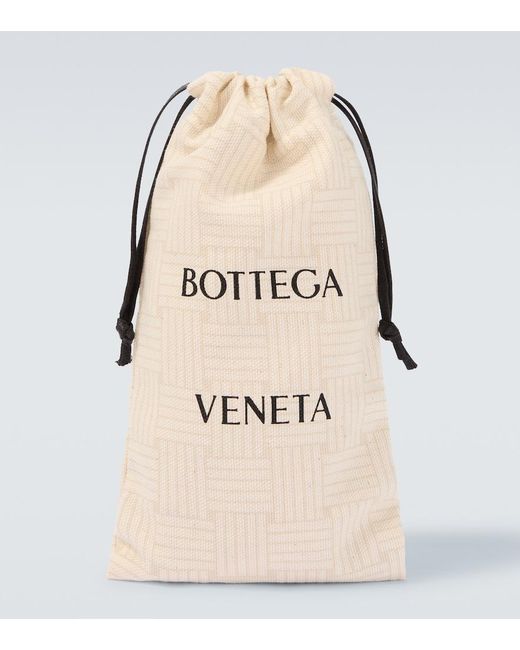 Bottega Veneta Brown Shield Sunglasses for men