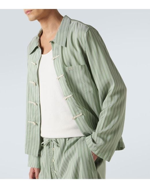 Camicia Sylvan di Bode in Green da Uomo
