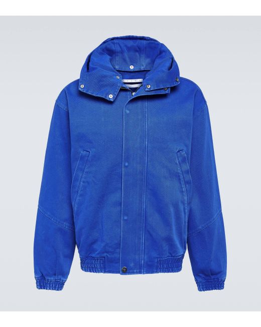RANRA Blue Myrkur Cotton Twill Jacket for men