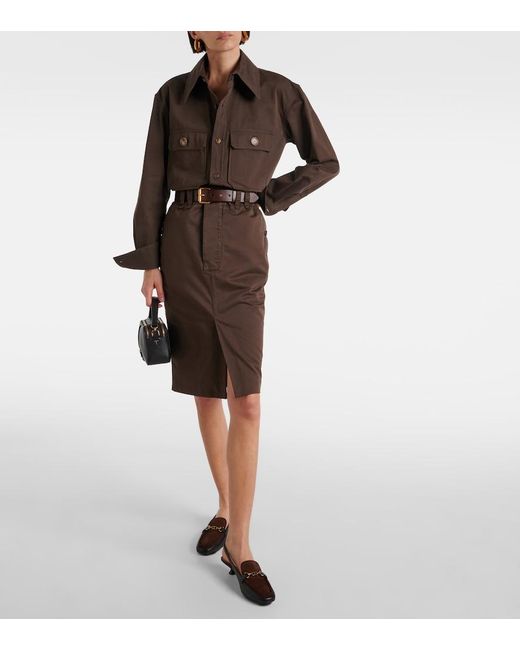 Tod's Brown 35 Leather Slingback Loafer Pumps