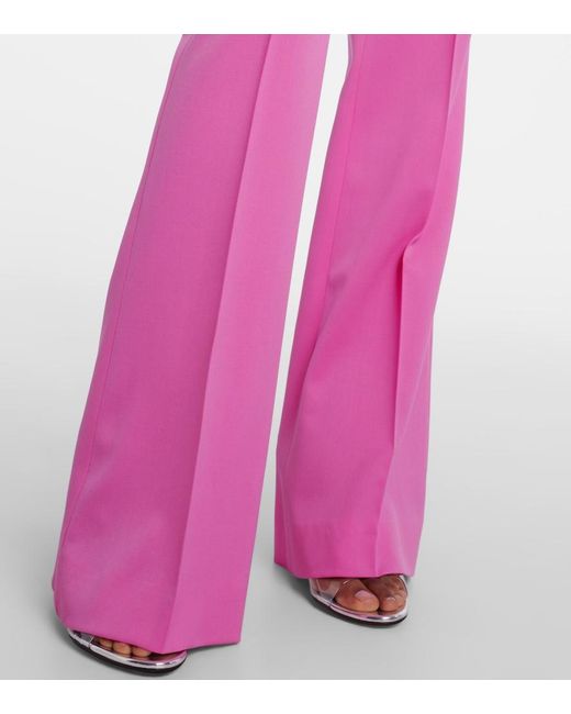 Pantaloni Flared di Versace in Pink