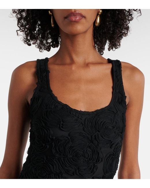 Robe de robe Birger Birger Christensen 'Flower Mesh' ROTATE BIRGER CHRISTENSEN en coloris Black
