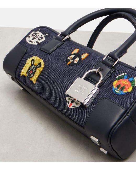 Loewe Blue X Louis Wain Tote Bag Amazona 23 Short