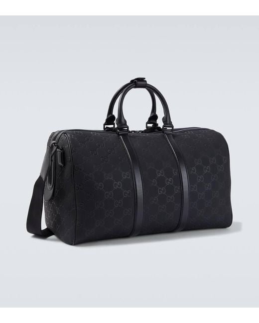 Gucci Weekender Edge Gg Medium Mit Leder in Black für Herren