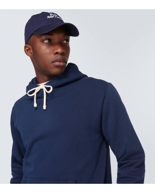 Polo Ralph Lauren Blue Cotton-blend Hoodie for men