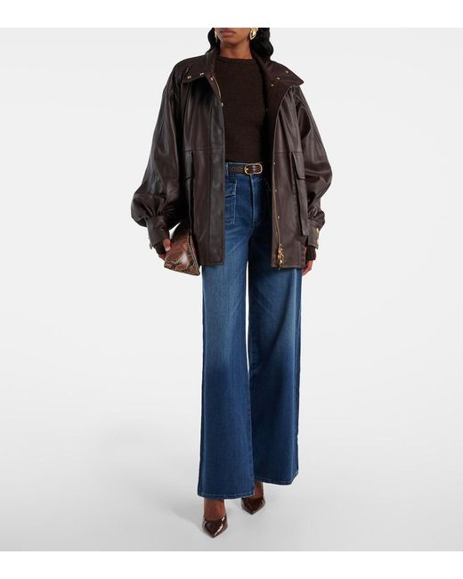 Citizens of Humanity Blue Raven Wide-Leg Jeans