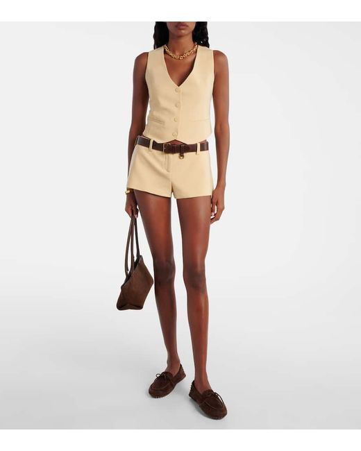 Frankie Shop Natural Roma Shorts