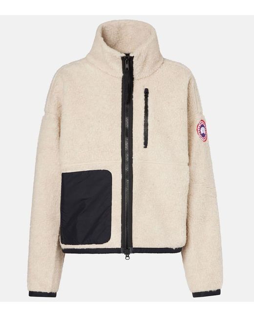 Canada Goose Natural Simcoe Wool-Blend Jacket