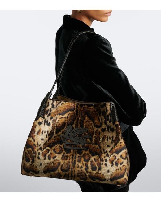 Shopper Libra Large di Etro in Black