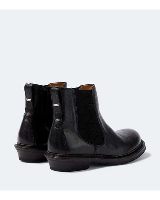 Our Legacy Black Posh Leather Chelsea Boots for men