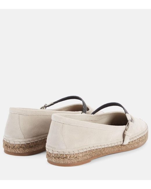 Espadrillas di Brunello Cucinelli in White