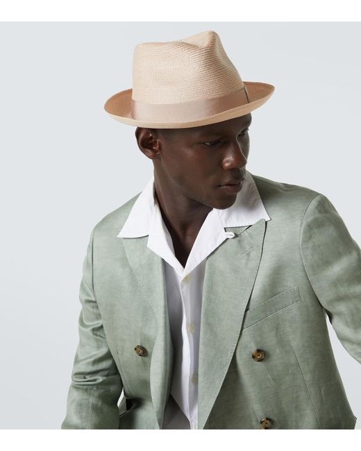 Cappello Panama di Borsalino in Natural da Uomo