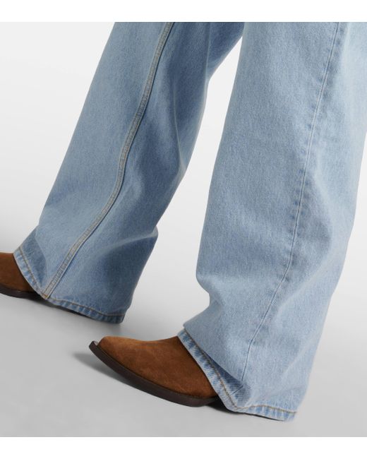 Etro Blue Wide-leg Jeans