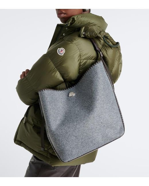 Moncler Black Carlo Shoulder Bag