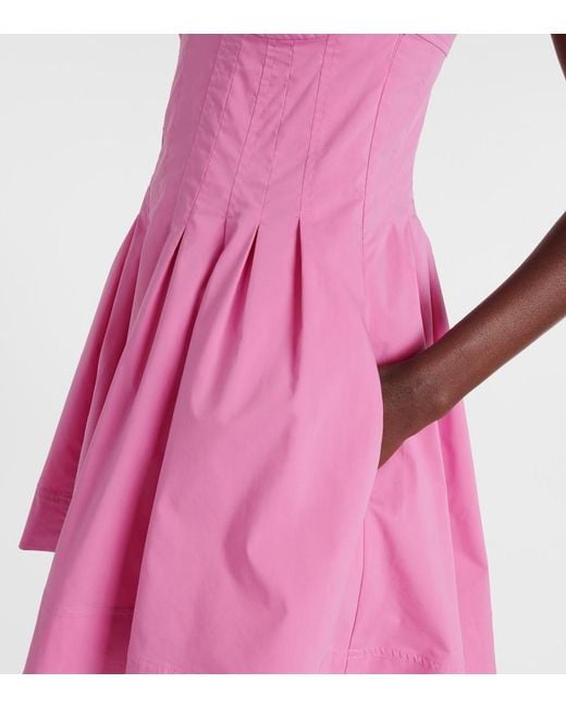 Abito Corto Kitt di Jonathan Simkhai in Pink