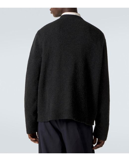 The Row Black Dumbo Cashmere Sweater for men