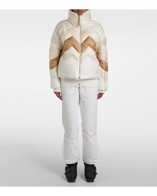 Bogner White Vanja Down Ski Jacket