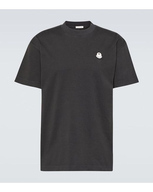 X Palm Angels camiseta de jersey de algodon Moncler Genius de hombre de color Black