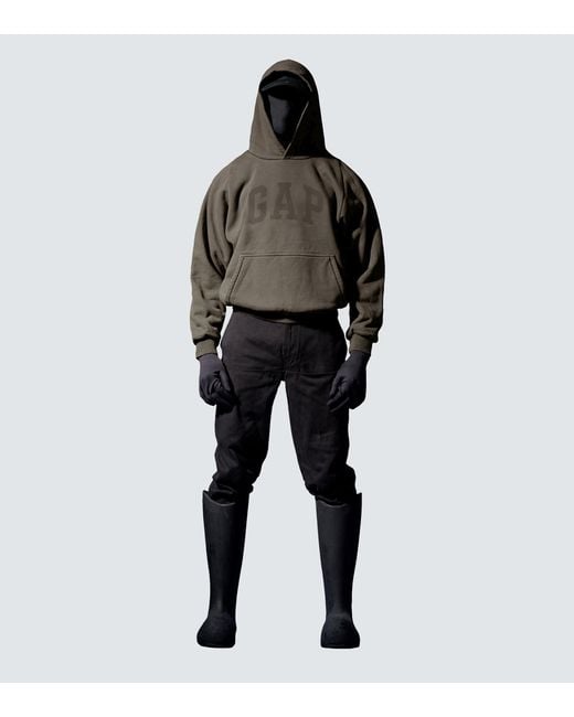YEEZY GAP ENGINEERED BY BALENCIAGA Dove Cotton-blend Shrunken Hoodie in  Natural for Men | Lyst