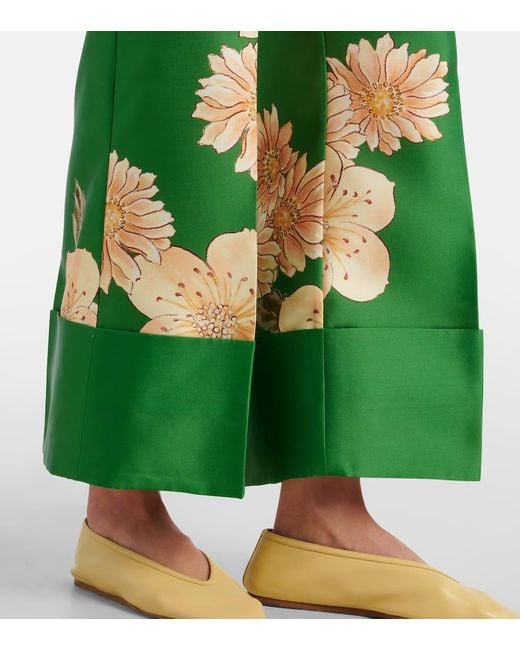 ALÉMAIS Green Sage Floral Straight Pants