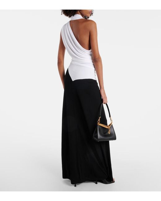 Christopher Esber White Bezel Quartz Draped Top