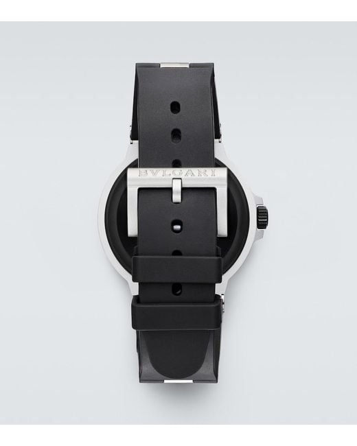 BVLGARI Metallic Aluminium Watch for men