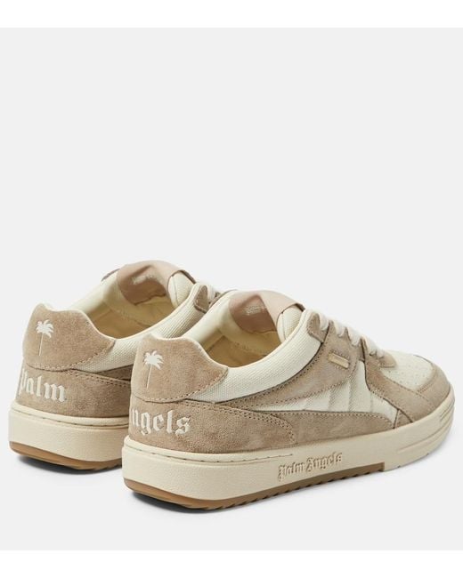 Palm Angels White University Sneakers
