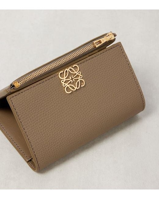 Loewe Natural Portemonnaie Anagram Aus Leder