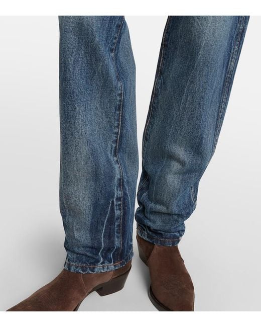 Jeans Regular Farley A Vita Alta di Khaite in Blue