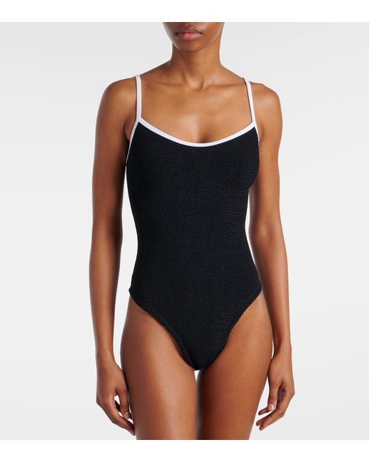 Hunza G Black Badeanzug Pamela