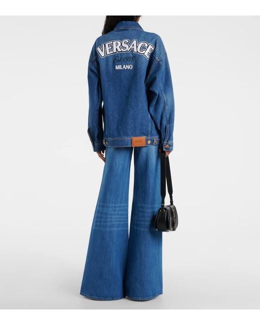 Versace Blue Jeansjacke Milano