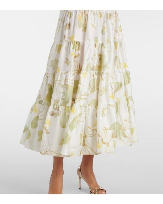 Erdem White Cotton Maxi Dress