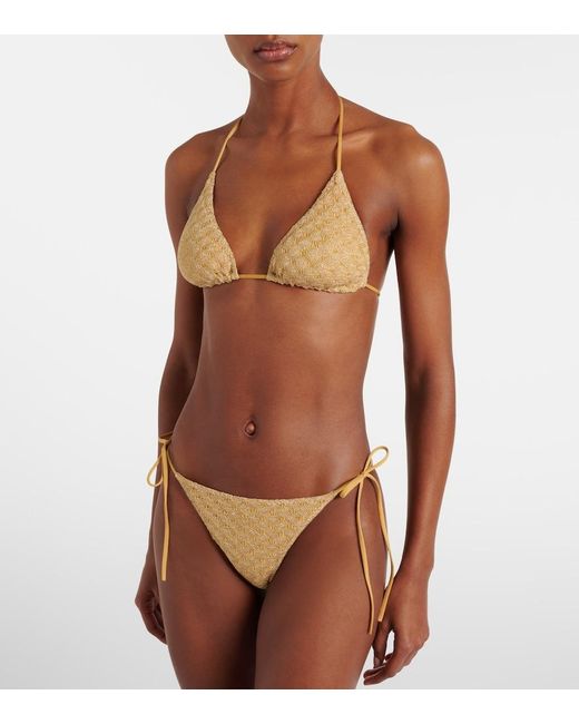Missoni White Lame Bikini