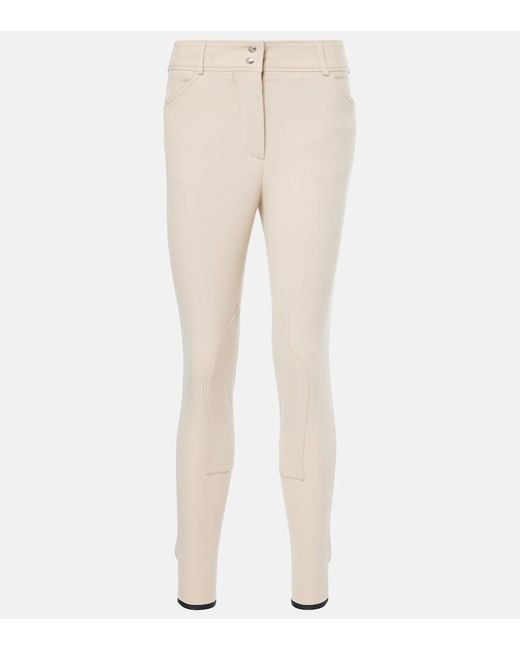 Loro Piana Natural Doris Cotton-Blend Twill Slim Pants