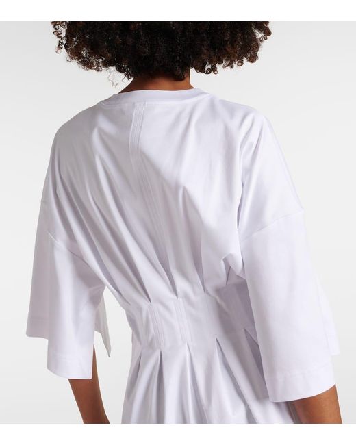 T-shirt Giotto in jersey di cotone di Max Mara in White