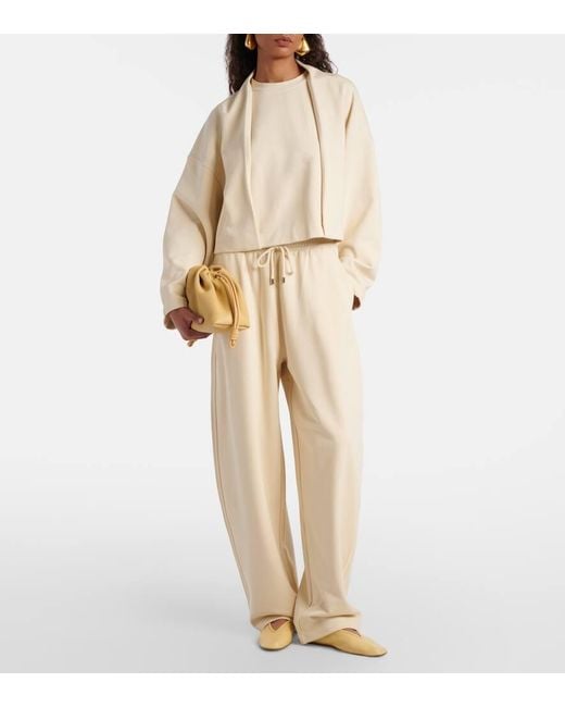 Sudadera Minnie De Jersey En Mezcla De Algodon Sportmax de color Natural